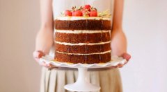 Открытый свадебный торт