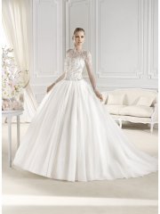 Красивое закрытое свадебное платье станет настоящим украшение любой невесты
